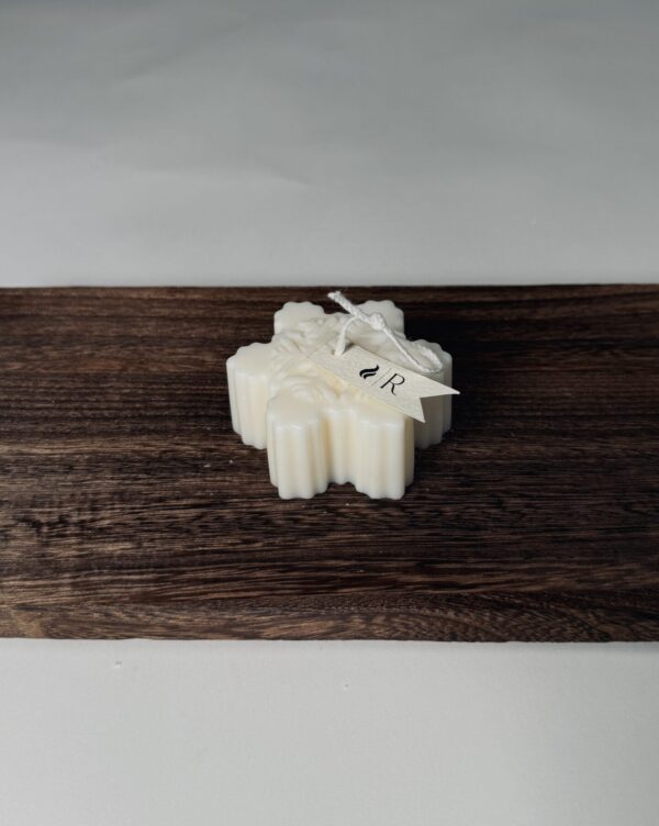 snowflake candle